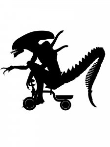 Xenomorph Stencil 14