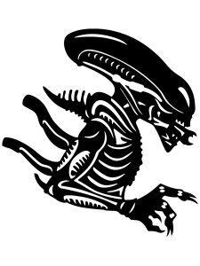 Xenomorph Stencil 15