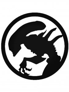 Xenomorph Stencil 7