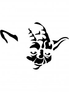 Yoda Stencil 13
