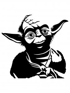 Yoda Stencil 16