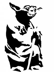 Yoda Stencil 2
