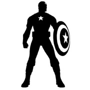 Captain America Schablonen