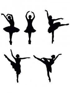 Ballerina Stencils 1