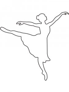 Ballerina Stencils 10