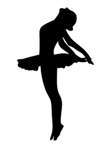Ballerina Stencils 11
