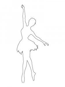 Ballerina Stencils 13