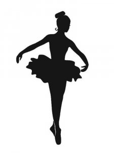 Ballerina Stencils 14