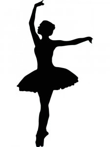 Ballerina Stencils 15