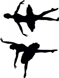Ballerina Stencils 18