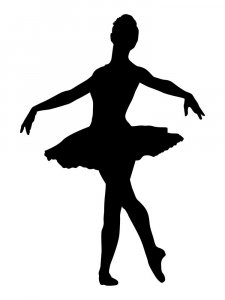 Ballerina Stencils 19