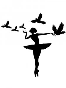 Ballerina Stencils 25