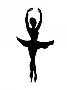 Ballerina Stencils 26