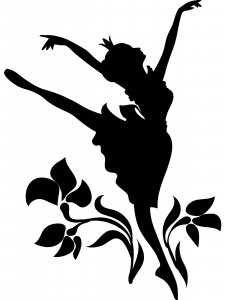 Ballerina Stencils 28