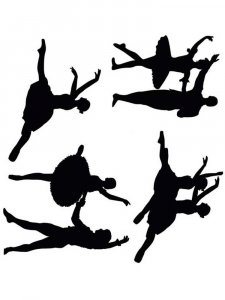 Ballerina Stencils 5