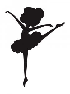 Ballerina Stencils 6