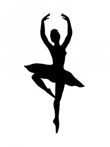 Ballerina Stencils 7