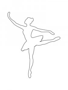 Ballerina Stencils 8