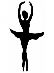 Ballerina Stencils 9