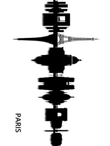 Eiffel Tower Stencil 11