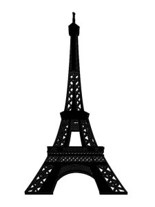 Eiffel Tower Stencil 12