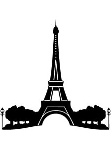 Eiffel Tower Stencil 17