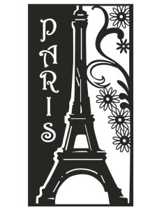 Eiffel Tower Stencil 19