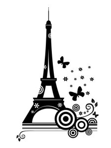 Eiffel Tower Stencil 20