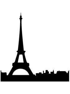 Eiffel Tower Stencil 21