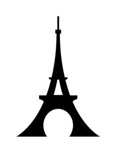 Eiffel Tower Stencil 22