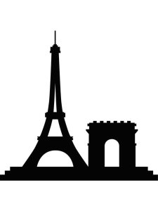 Eiffel Tower Stencil 3