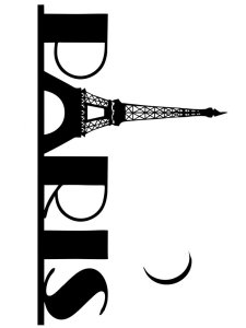 Eiffel Tower Stencil 4