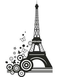 Eiffel Tower Stencil 9