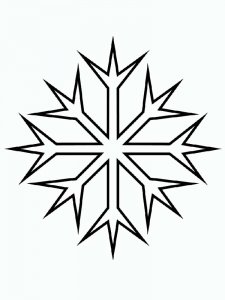 Snowflakes Stencil 10