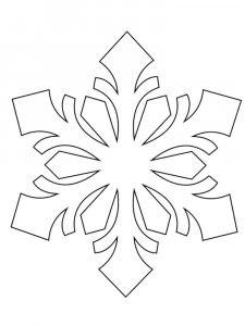 Snowflakes Stencil 14
