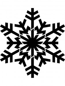 Snowflakes Stencil 21