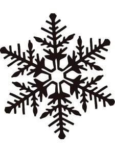 Snowflakes Stencil 24