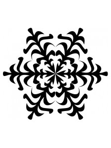 Snowflakes Stencil 26