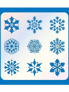 Snowflakes Stencil 7