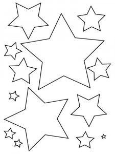 Stars Stencil 17