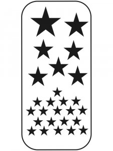 Stars Stencil 6