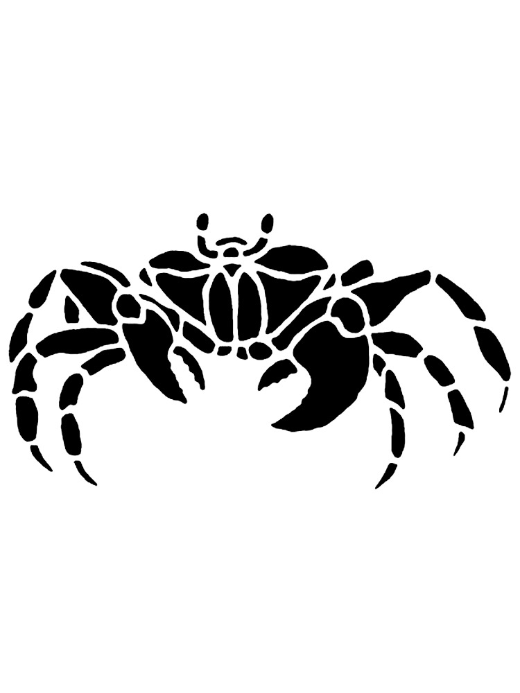 Crab Stencil Printable