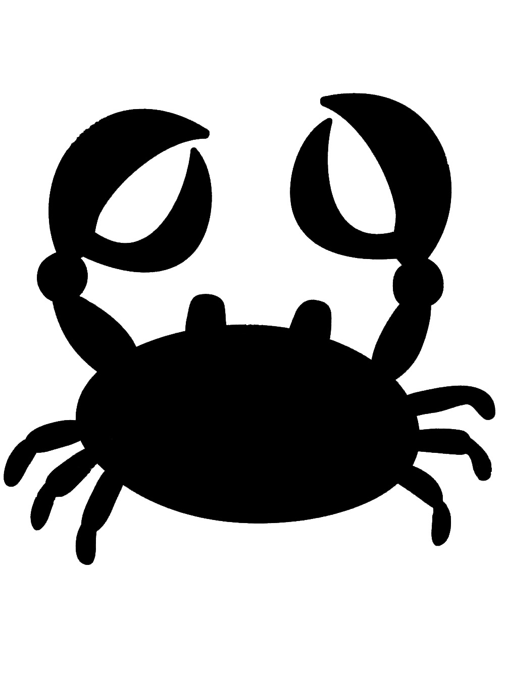 Free Printable Crab Stencils