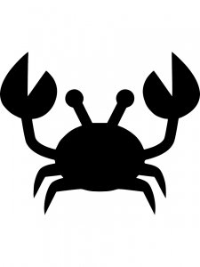 Crab Stencil 12