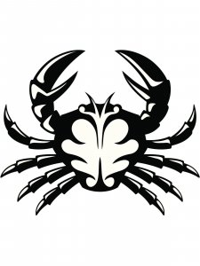 Crab Stencil 3