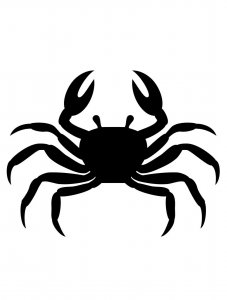 Crab Stencil 6