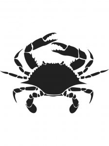 Crab Stencil 9