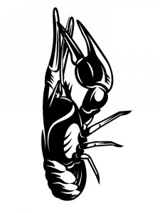Crawfish Stencil 11