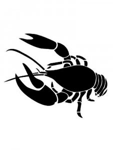 Crawfish Stencil 3
