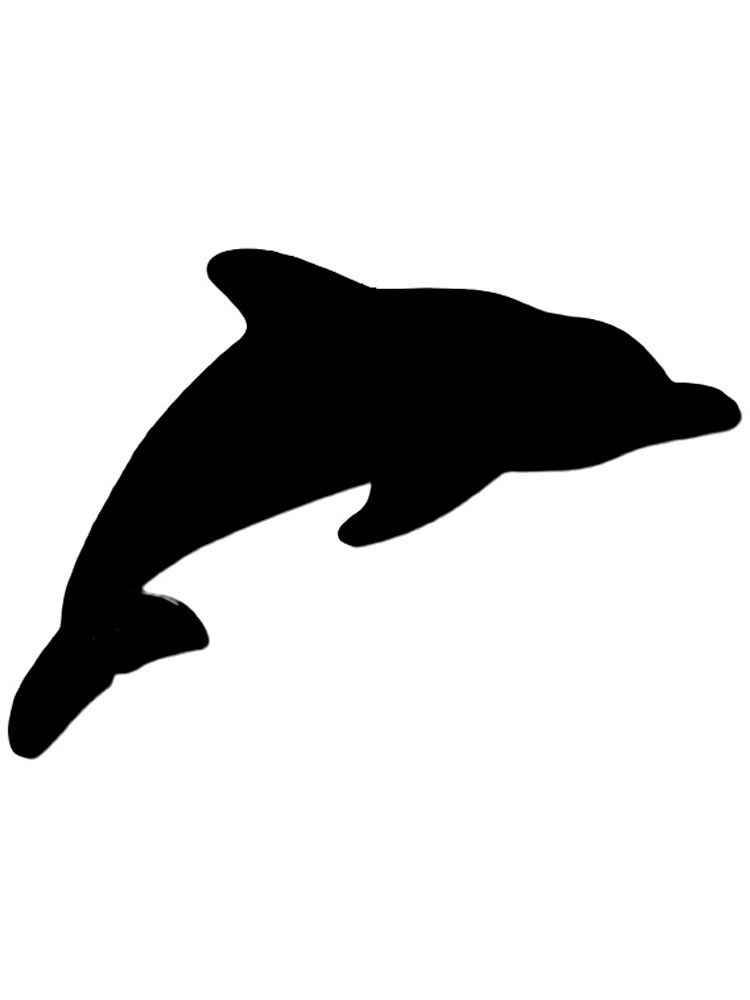 matkap Dan beri Az  Delfin schablonen herunterladen und ausdrucken
